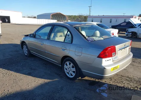2003 Honda Civic Ex from USA, damaged, VIN 1HGES26743L036696